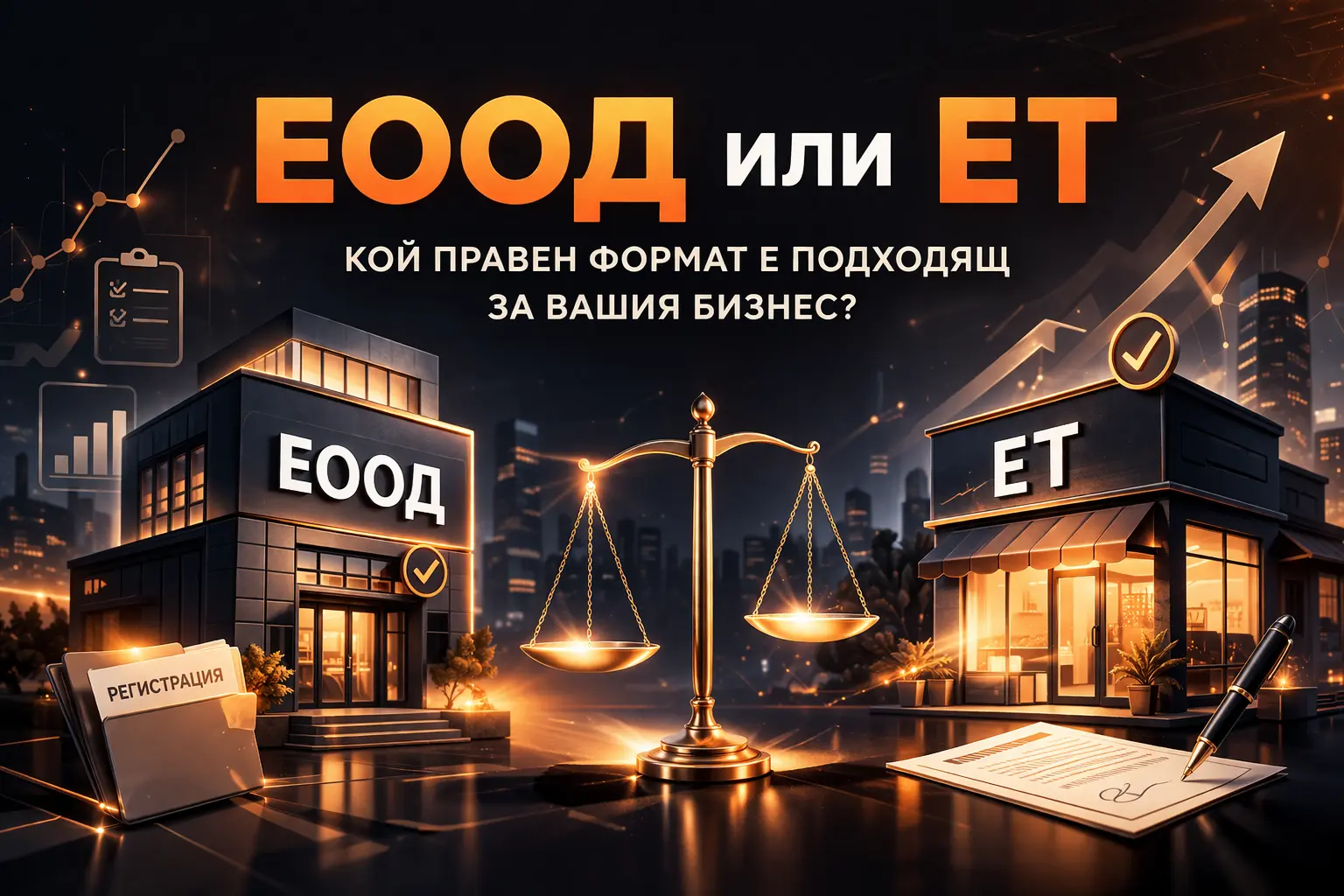 ЕООД или ЕТ – коя правна форма да изберем при стартиране на бизнес