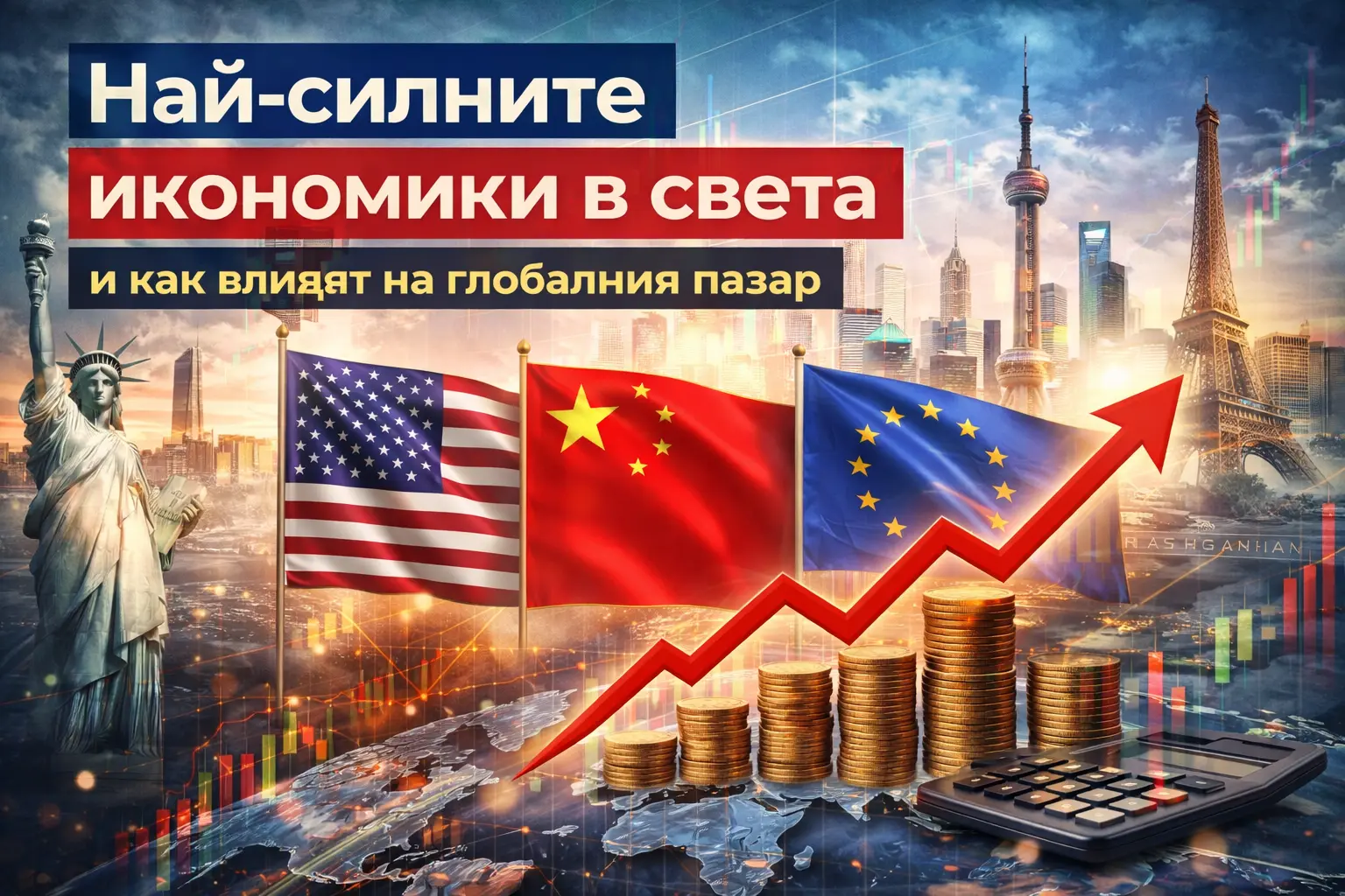 Най-силните икономики в света и влиянието им върху глобалната икономика